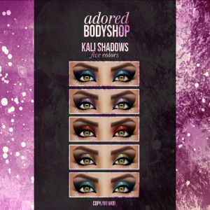 #adored - kali eyeshadows ad