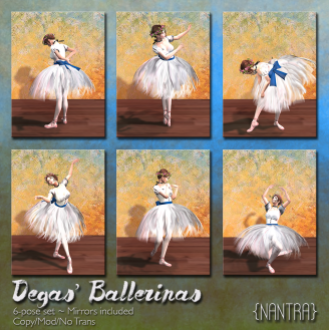 NanTra Poses - Degas' Ballerinas Poses