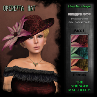 Stringer Mausoleum - Operetta Hat