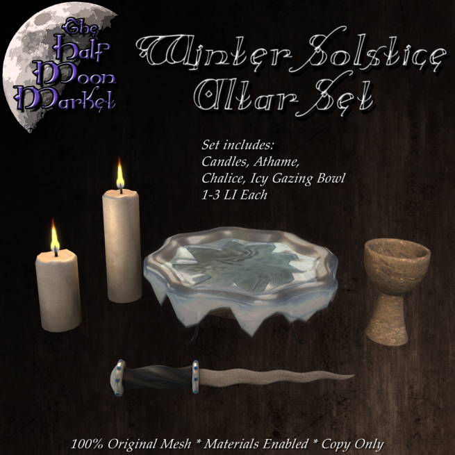 Winter Solstice Altar Set Corrected